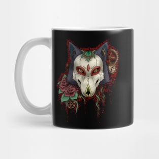 Calavera Wolf Mug